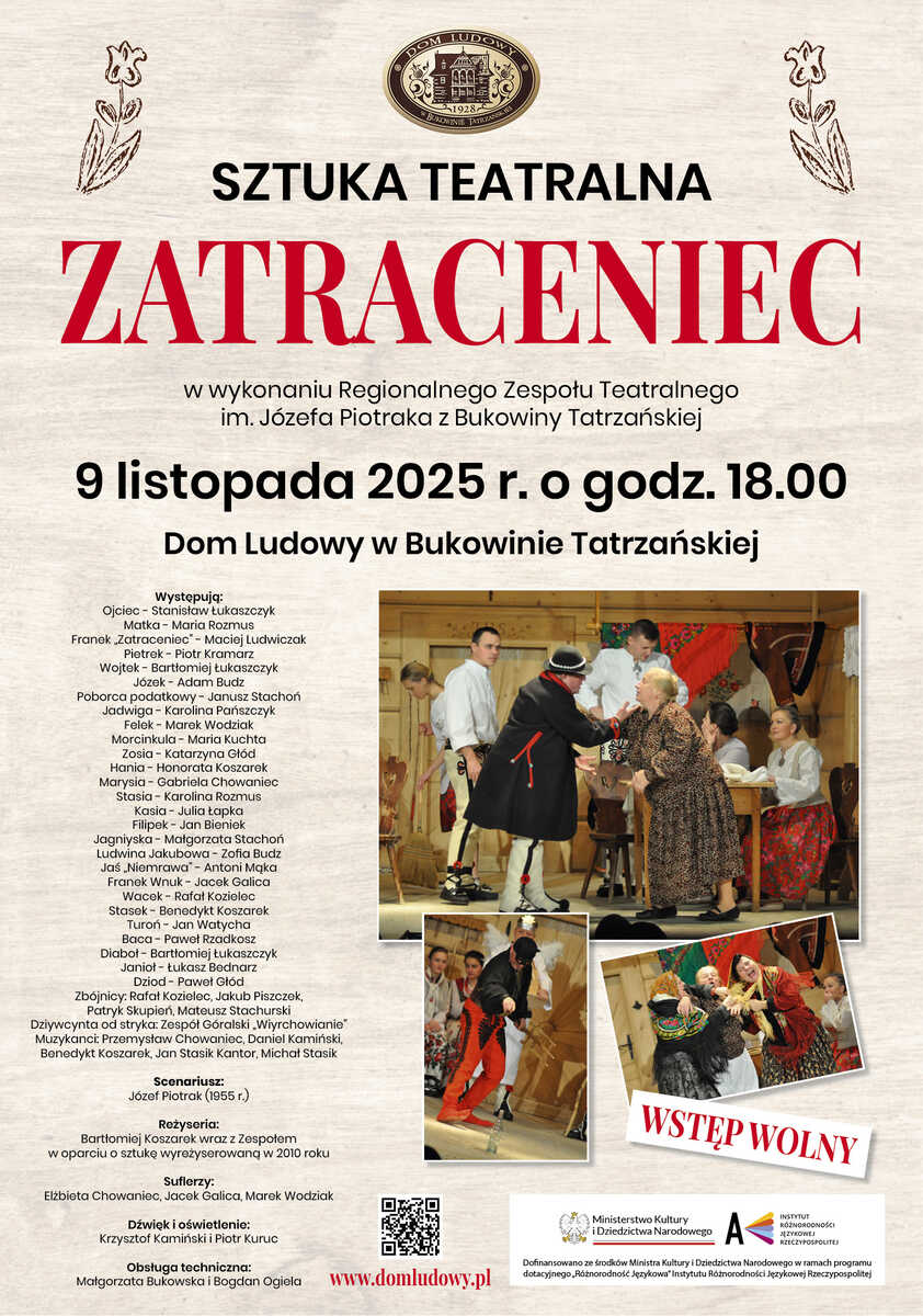 Premiera sztuki pt. „Zatraceniec”