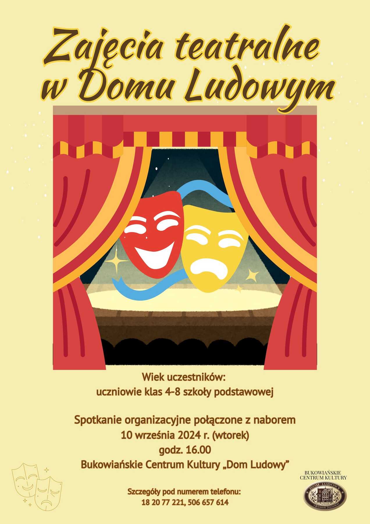 Dom Ludowy nabor-na-zajecia-tearalne-w-domu-ludowym