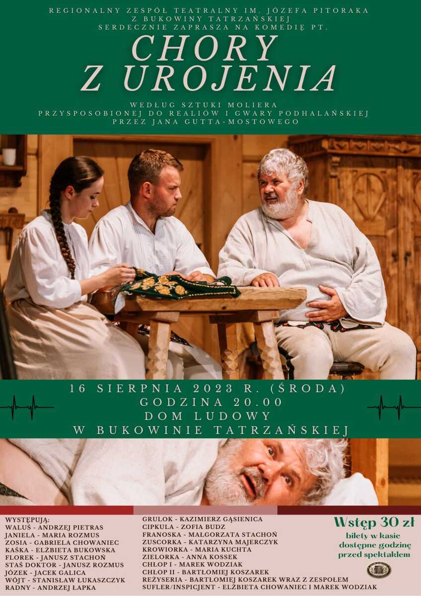 Sztuka teatralna „Chory z urojenia”
