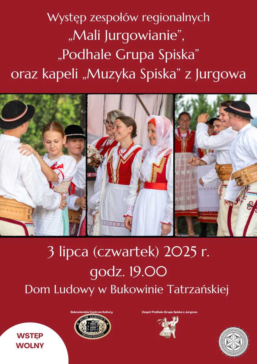 Występ zespołów regionalnych z Jurgowa